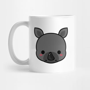 Cute Javan Rhino Mug